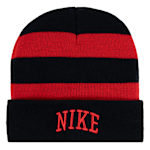 BOYS CHUNKY STRIPE BEANIE SET