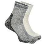MENS WOOL QUARTER SOCKS 2 PAIRS