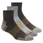 MENS QUARTER SOCKS 3 PAIRS