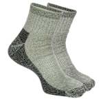 MENS WOOL QUARTER SOCKS 2 PAIRS