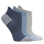 WOMENS PERF POWDER NO SHOW SOCKS 3 PAIRS