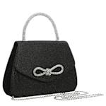 WOMENS EVENING BAG - BLACK