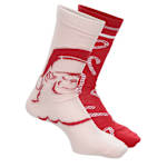 WOMENS SANTA CANDY CANE CREW SOCKS 2 PAIRS
