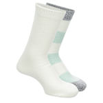 WOMENS LUXE COLORBLOCK CREW SOCKS 2 PAIRS
