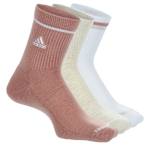 WOMENS HIGH QUARTER SOCKS 3 PAIRS - ASSORTED
