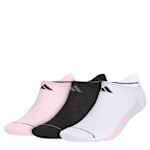 MENS ALL DAY TRAINING NO SHOW SOCKS 3 PAIRS - PINK