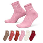 MENS MEDIUM QUARTER SOCKS 6 PAIRS