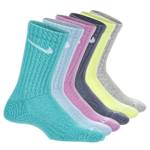 GIRLS EVERYDAY PLUS CREW SOCKS 6 PAIRS