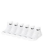 BOYS EVERYDAY PLUS QUARTER SOCKS 6 PAIRS - WHITE