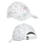 GIRLS 4-7X PRINTED HER CURVED BRIM HAT - TAN
