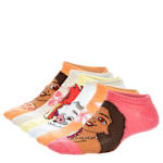GIRLS NO SHOW SOCKS 6 PAIRS - ASSORTED