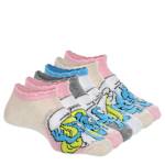 GIRLS NO SHOW SOCKS 6 PAIRS - ASSORTED