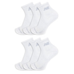 WOMENS PERFORMANCE CUSHIONED QUARTER SOCKS 6 PAIRS