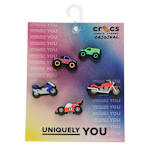 UNISEX WEEKEND VEHICLES 5 PACK JIBBITZ - ASSORTED