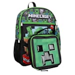 BOYS 5 PIECE MINECRAFT BACKPACK SET - ASSORTED