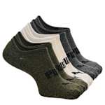 MENS INVISIBLE LINER SOCKS 6 PAIRS - ASSORTED