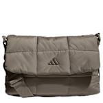 UNISEX QUILTED CROSSBODY - BROWN