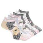 WOMENS LIFE IS RUFF NO SHOW SOCKS 6 PAIRS