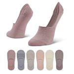 WOMENS SUPER SOFT MESH LINER SOCKS 6 PAIRS - ASSORTED