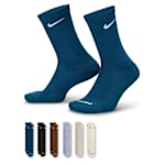 MENS MEDIUM EVERYDAY CUSHIONED CREW SOCKS 6 PAIRS