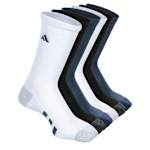 BOYS CUSHIONED CREW SOCKS 6 PAIRS - ASSORTED