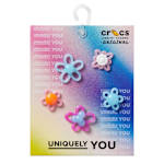 UNISEX VIBRANT BLOSSOM 5 PACK JIBBITZ - ASSORTED