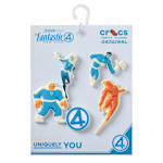 UNISEX FANTASTIC 4 MARVEL 5 PACK JIBBITZ - ASSORTED