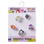 UNISEX HELLO KITTY HALLOWEEN 5 PACK JIBBITZ - ASSORTED
