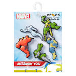 UNISEX AVENGERS VILLAINS 5 PACK JIBBITZ - ASSORTED