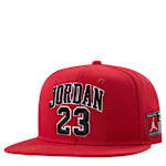 BOYS JERSEY FLAT BRIM HAT - RED