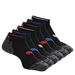 BOYS LOW CUT SOCKS 6 PAIRS - BLACK