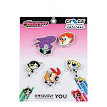 UNISEX POWERPUFF GIRLS 5 PACK JIBBITZ - ASSORTED
