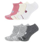 WOMENS PERFORMANCE CUSHION NO SHOW SOCKS 6 PAIRS - ASSORTED