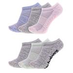 WOMENS PERFORMANCE CUSHION NO SHOW SOCKS 6 PAIRS - ASSORTED