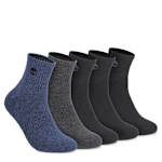 MENS RIVINGTON QUARTER SOCKS 5 PAIRS