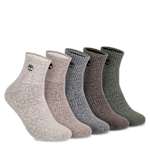 MENS RIVINGTON QUARTER SOCKS 5 PAIRS