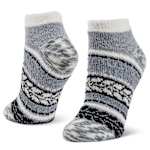 WOMENS ALOE INFUSED LOW CUT SLIPPER SOCK 1 PAIR - GREY