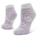 WOMENS ALOE INFUSED LOW CUT SLIPPER SOCK 1 PAIR - PINK