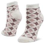 WOMENS ALOE INFUSED LOW CUT SLIPPER SOCK 1 PAIR - MULTICOLOR