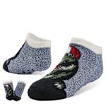BOYS ALOE INFUSED LOW CUT SLIPPER SOCK 1 PAIR - ASSORTED