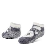 BOYS ALOE INFUSED LOW CUT SLIPPER SOCK 1 PAIR - GREY