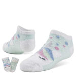 GIRLS ALOE INFUSED LOW CUT SLIPPER SOCK 1 PAIR - MULTICOLOR