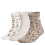 WOMENS HIGH QUARTER SOCKS 3 PAIRS - ANIMAL