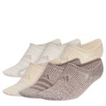 WOMENS SUPERLITE SUPER NO SHOW SOCKS 6 PAIRS - ASSORTED