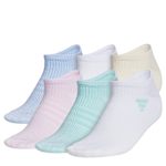 WOMENS SUPERLITE NO SHOW SOCKS 6 PAIRS - ASSORTED
