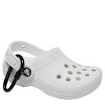 UNISEX CLASSIC CLOG POUCH BAG CHARM - WHITE