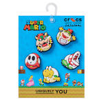 UNISEX SUPER MARIO 5 PACK JIBBITZ - ASSORTED