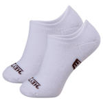 WOMENS S/M GO TO NO SHOW SOCKS 3 PAIRS - WHITE