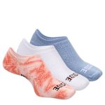 WOMENS S/M GO TO NO SHOW SOCKS 3 PAIRS - ASSORTED