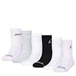GIRLS SMALL LEGEND CREW SOCKS 6 PAIRS - PINK
